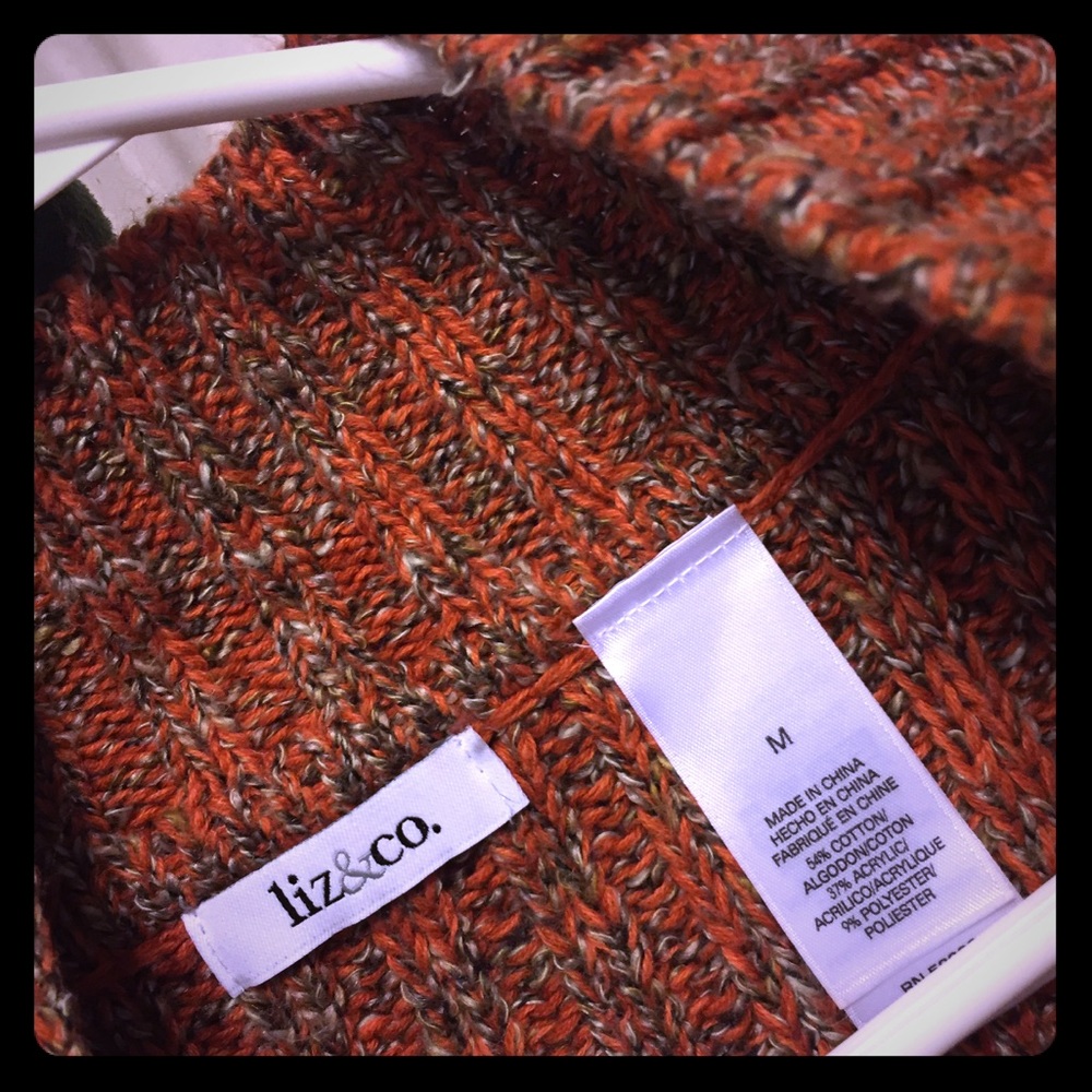 Orange sweater